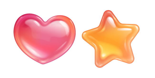 Jelly Heart and Star