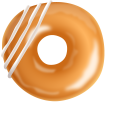 Krispy Kreme Cocoa and Glazed Donut cursor