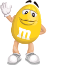 M&M's Red and Yellow pointer