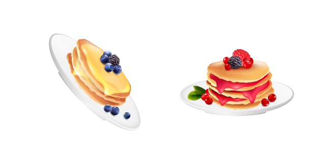 Pancakes with Sweet Syrups