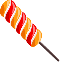 Twist Lollipop and Green Lollipop pointer