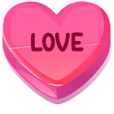 Valentine's Day Sweethearts Love and Kiss Me pointer