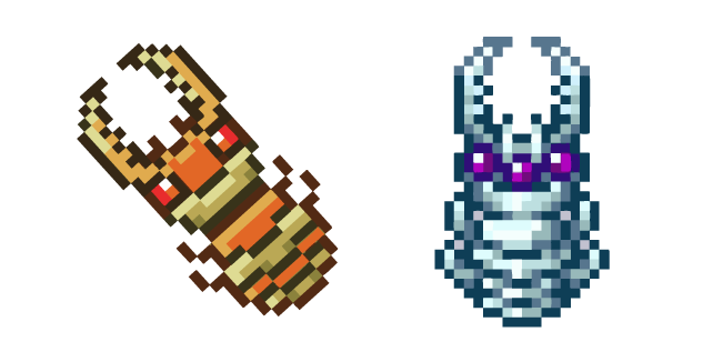 Terraria Antlion and Albino Antlion