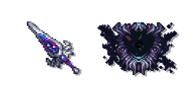 Terraria Ceaseless Void and Mirror Blade