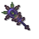 Terraria Hive Mind and the Dank Staff pointer