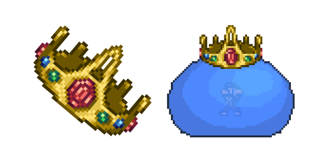 Terraria King Slime and Crown