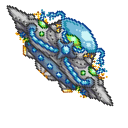 Terraria Martian Saucer and Scutlix pointer