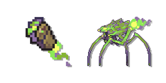 Terraria Phosphorescent Gauntlet and Nuclear Terror