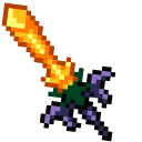 Terraria Pumpking and Horseman's Blade pointer