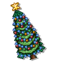 Terraria Santa Claus and the Christmas Tree pointer