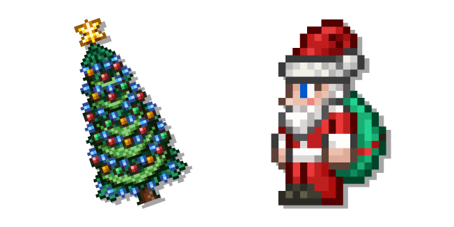 Terraria Santa Claus and the Christmas Tree