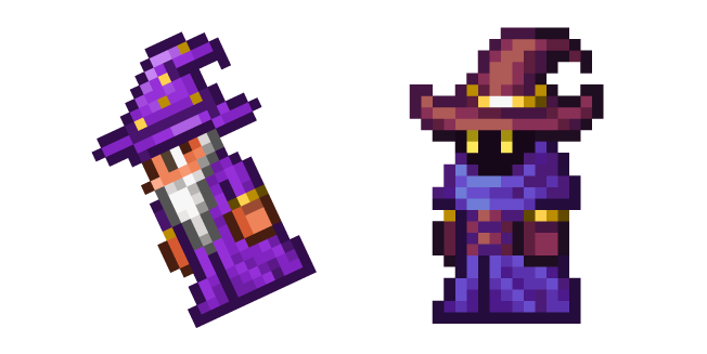 Terraria Wizard and Shimmered Wizard