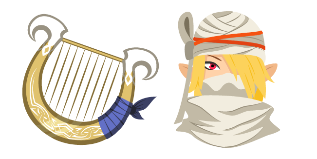 The Legend of Zelda Sheik and Goddess's Harp