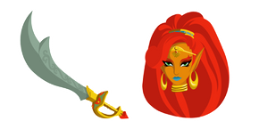 The Legend of Zelda Urbosa Scimitar of the Seven Sword