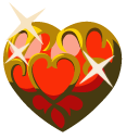 Zelda Stamina Vessel and Heart Container cursor