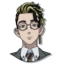 Tokyo Revengers Shuji Hanma and an Earring cursor