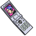 Tokyo Revengers Yuzuha Shiba and Phone pointer