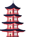 Japan Maneki-Neko and Pagoda cursor