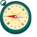 Map and Compass pointer