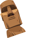 Mayan Pyramid and Moai pointer