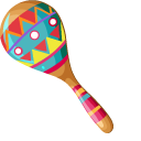 Mexico Maraca and Sombrero pointer