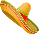Mexico Maraca and Sombrero cursor