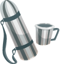 Thermos and Backpack pointer