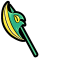 Deltarune Berdly and Battle Axe pointer