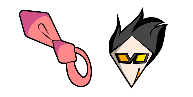 Deltarune Swatch and Pink Tie