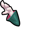 Deltarune White Ralsei pointer