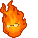 Undertale Grillby cursor