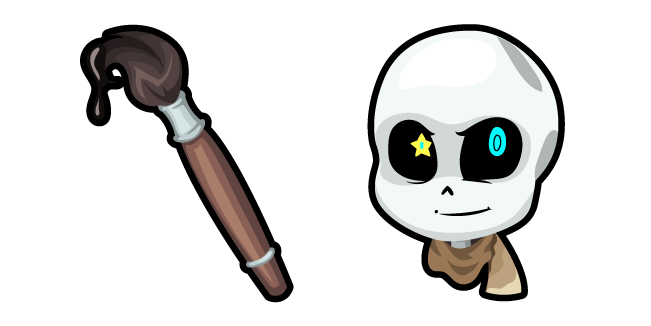 Undertale Ink Sans and Paintbrush