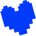 Undertale Red Soul and Blue Integrity Soul cursor