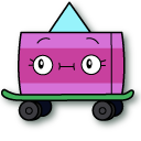 Unikitty! Kickflip and a Skateboard cursor