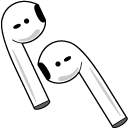 VSCO Airpods and Player pointer