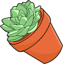 VSCO Girl Aloe Face Mask and Succulent cursor