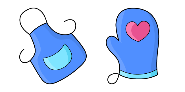 VSCO Girl Apron and Potholder