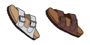 VSCO Girl Arizona Big Buckle Sandals