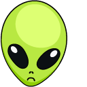 VSCO Girl Avocado and Alien cursor