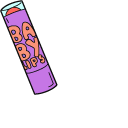 VSCO Girl Baby Lips Lipstick and Heart pointer