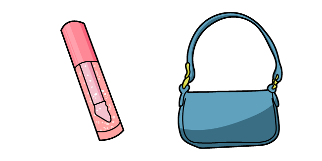 VSCO Girl Bag and Lipstick