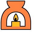 VSCO Girl Bamboo and Meditation Candle cursor