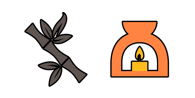 VSCO Girl Bamboo and Meditation Candle