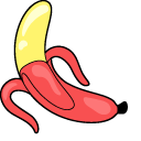 VSCO Girl Barbell and Banana pointer