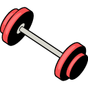 VSCO Girl Barbell and Banana cursor