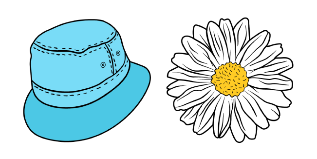 VSCO Girl Bucket Hat and Chamomile