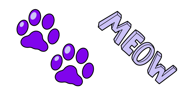 VSCO Girl Cat Paws and Meow