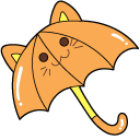 VSCO Girl Cat Umbrella and Flower pointer