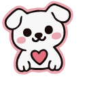 VSCO Girl Charming Puppy cursor