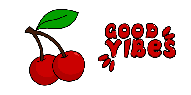 VSCO Girl Cherry and Good Vibes